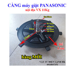 Trục càng ba chạc máy giặt PANASONIC VX 11kg nội địa, Chảng 3 đĩa mg PANA 110v Nhật bãi Xịn