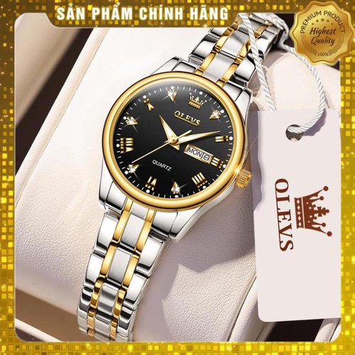 Đồng hồ nữ Đeo Tay  OLEVS 5563 Chống Thấm Nước Bằng dây đeo Thép Không Gỉ Thời Trang
