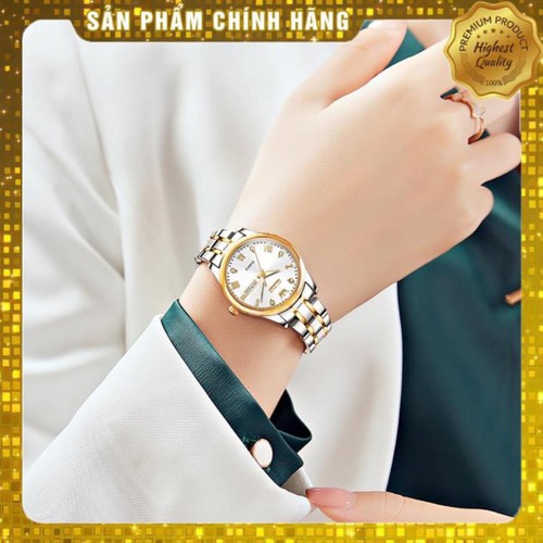 Đồng hồ nữ Đeo Tay  OLEVS 5563 Chống Thấm Nước Bằng dây đeo Thép Không Gỉ Thời Trang