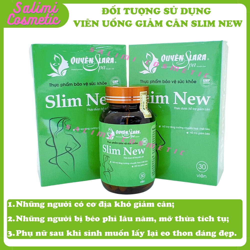 Hình ảnh Viên Uống Giảm Cân SLIM NEW 30 Viên Giảm 3-6 KG Sau 15 Ngày Kiểm Soát Cân Nặng Giảm Cân An Toàn