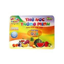 Flashcards Song Ngữ Anh Việt, Thẻ Học THông Minh Chủ Đề Các Loại Quả Cho Bé Phát Triển Trí Tuệ