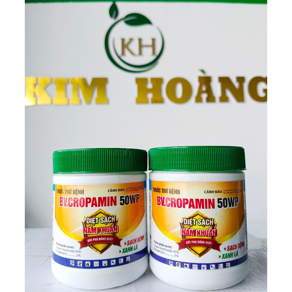 Hình ảnh BV.CROPAMIN 50WP, phòng tr ị nấm bệnh, diệ t vi khuẩn, cây ăn trái, aln, 100g