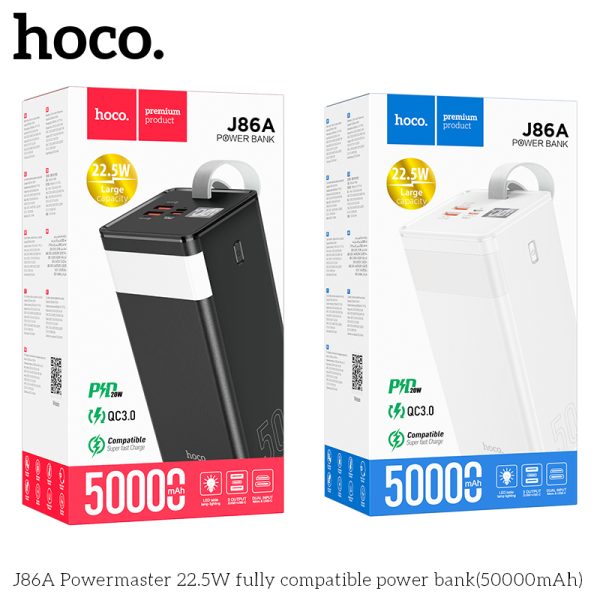 Hình ảnh Pin sạc dự phòng hoco J86A 22.5w 50.000mah