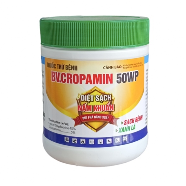 Hình ảnh BV.CROPAMIN 50WP, phòng tr ị nấm bệnh, diệ t vi khuẩn, cây ăn trái, aln, 100g