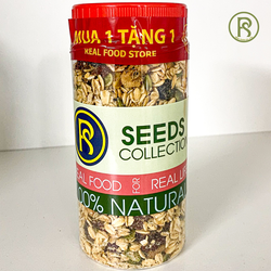 Ngũ Cốc Granola 8 Vị 500g REAL FOOD - Bổ Dưỡng, Ăn Trực Tiếp hoặc Kết Hợp Sữa Chua