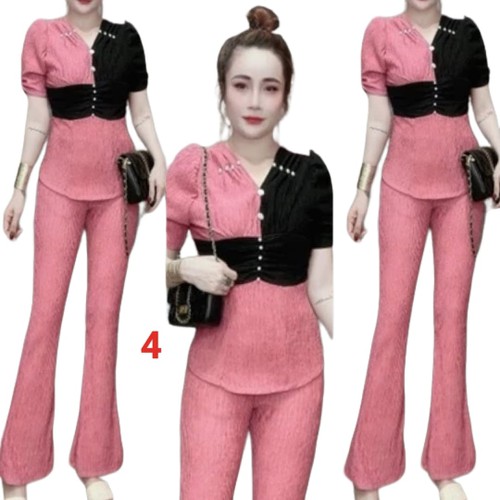 Bộ Xốp Thun Quần Dài Ống Loe Có Túi - 50kg đến 66kg - ẢNH THẬT-CHO XEM HÀNG