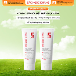Combo 2 sữa rửa mặt thảo dược Sắc Ngọc Khang 100g